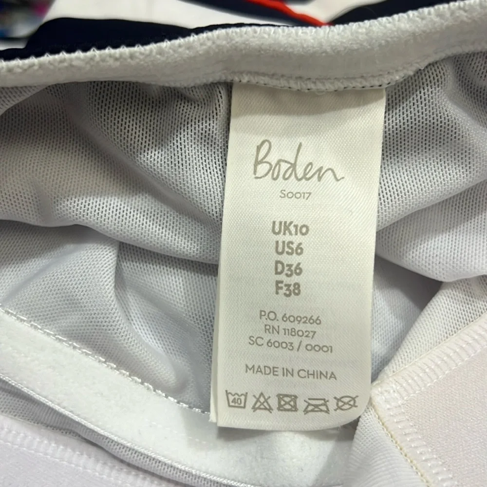 New Boden Santorini Halterneck Swimsuit. Sz 6 - Picture 7 of 8